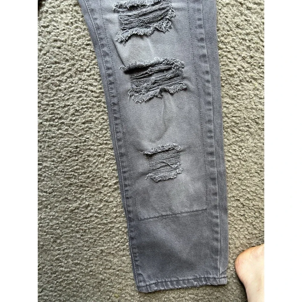 Akademiks Jeanius Mens Jeans Size w-32 L-30 Ripped Style Pants - Picture 3 of 8
